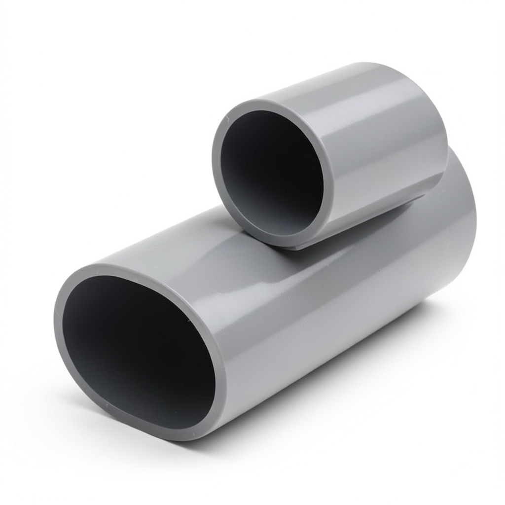 UPVC Pipe Aqtar Najd Class 4 Outside Diameter 400 mm Thickness 19.1 mm Gray