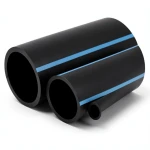 NPF HDPE Pipes Nominal Pressure 25 Bar Outside Diameter 110 mm Thickness 10 mm Black