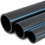 NPF HDPE Pipes Pressure 20 Bar Outside Diameter 110 mm Thickness 8.1 mm Black