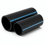 NPF HDPE Pipes for Water Networks Pressure 20 Bar Outside Diameter 140 mm Thickness 10.3 mm Black