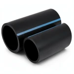 NPF HDPE Pipes Pressure 20 Bar Diameter 280 mm Thickness 20.6 mm Black