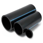 NPF HDPE Pipes for Water Networks Pressure 25 Bar Outside Diameter 125 mm Thickness 11.4 mm Black