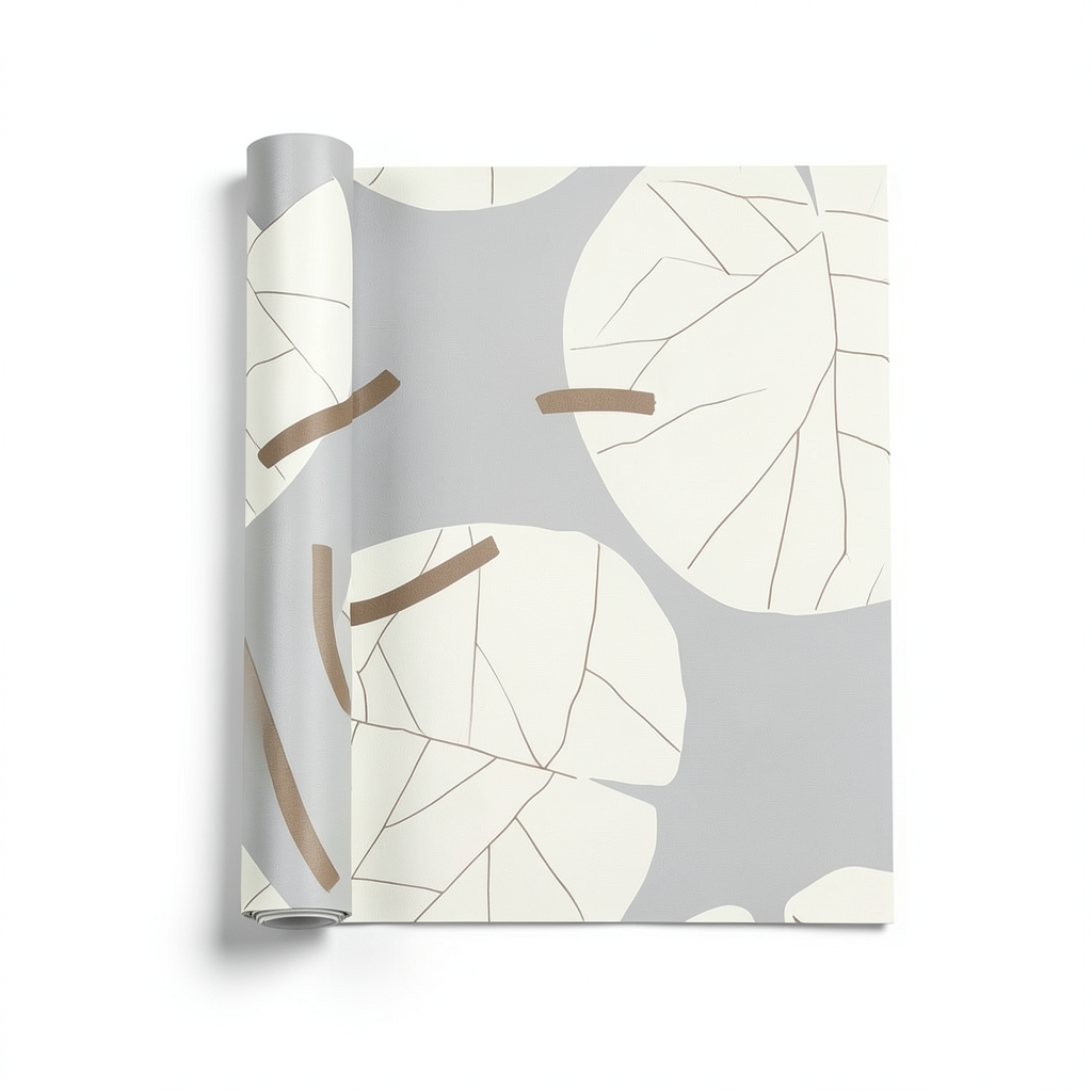 Wall Decoration Modern Design 10 m x 0.53 m Light Gray