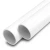 مواسير UPVC مقاس 3/4 إنش سمك 2.9 مم لون أبيض - Image 1