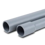 UPVC Pipes Nominal Pressure 10 Bar Outer Diameter 225 mm Thickness 10.80 mm Gray
