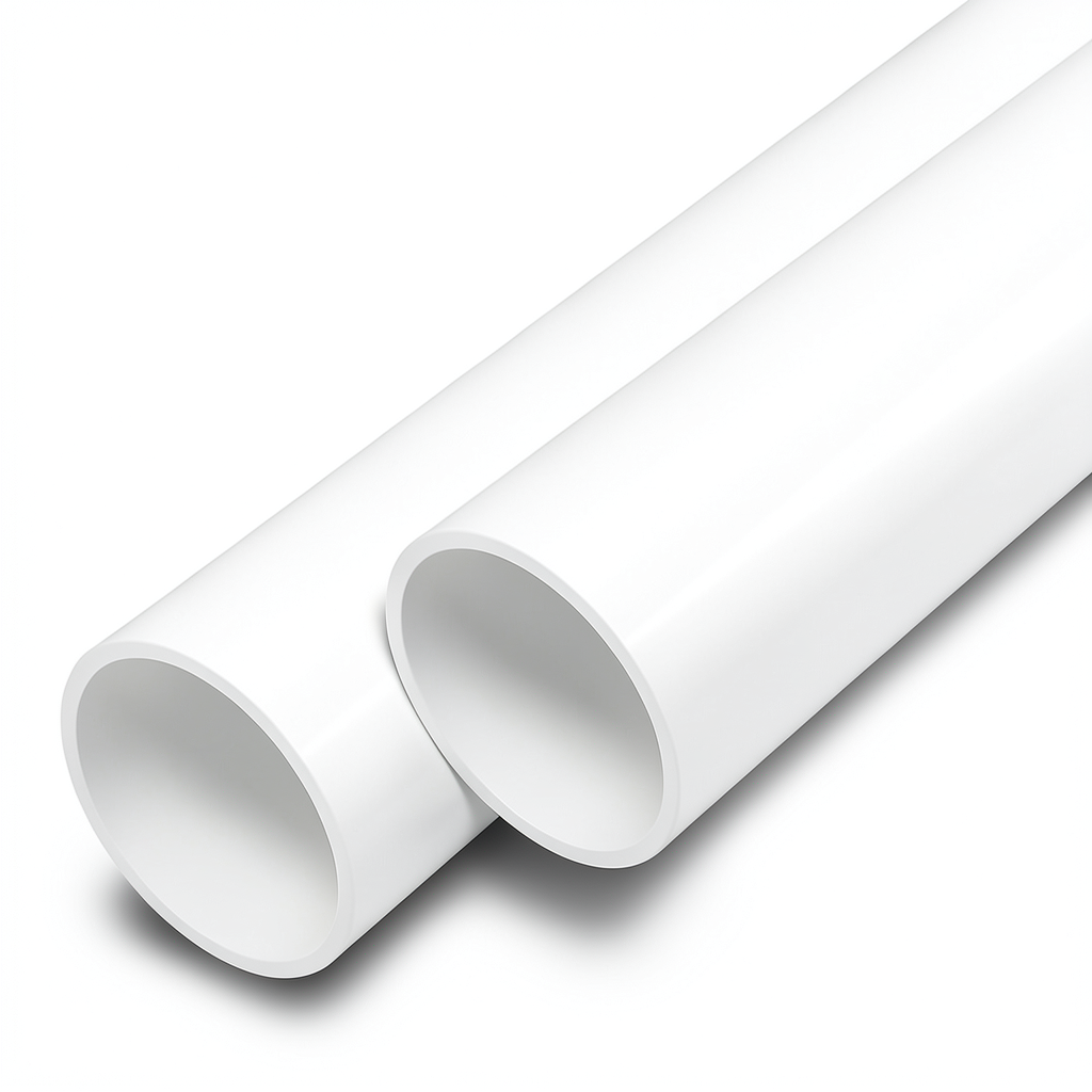 مواسير UPVC مقاس 1 إنش سمك 3.4 مم لون أبيض