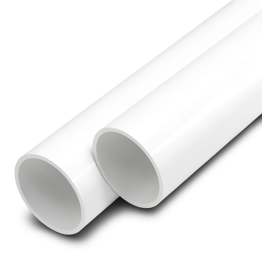 UPVC Pipes 1/2 Inch Size Thickness 3.7 mm White Color