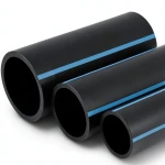 NPF HDPE Pipes Nominal Pressure 20 Bar Outside Diameter 50 mm Thickness 4.6 mm Black