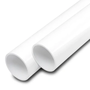 مواسير UPVC مقاس 1/4 1 إنش سمك 4.8 مم لون أبيض