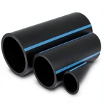 NPF HDPE Pipes Nominal Pressure 25 Bar Outside Diameter 110 mm Thickness 10 mm Black