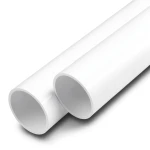 UPVC Pipes 2 Inch Size 5.5 mm Thickness White Color