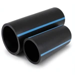 NPF HDPE Pipes for Water Networks Pressure 16 Bar Outside Diameter 90 mm Thickness 6.7 mm Black