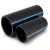 أنابيب HDPE الوطني لشبكات المياه ضغط 16 بار قطر خارجي 90 مم سمك 6.7 مم أسود - Image 1