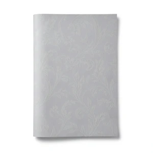 Italian Wallpaper Leaf Pattern 10m x 1.06m Gray Color, Model 4709