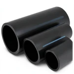 NPF HDPE Pipes for Water Networks Pressure 20 Bar Outside Diameter 180 mm Thickness 13.3 mm Black