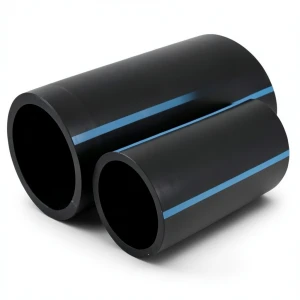 NPF HDPE Pipes for Water Networks Pressure 20 Bar Outside Diameter 225 mm Thickness 16.6 mm Black