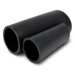 NPF HDPE Pipes Water Networks Pressure 20 Bar Diameter 250 mm Thickness 18.4 mm Black