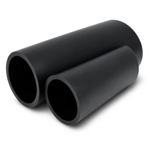 NPF HDPE Pipes Water Networks Pressure 20 Bar Diameter 250 mm Thickness 18.4 mm Black