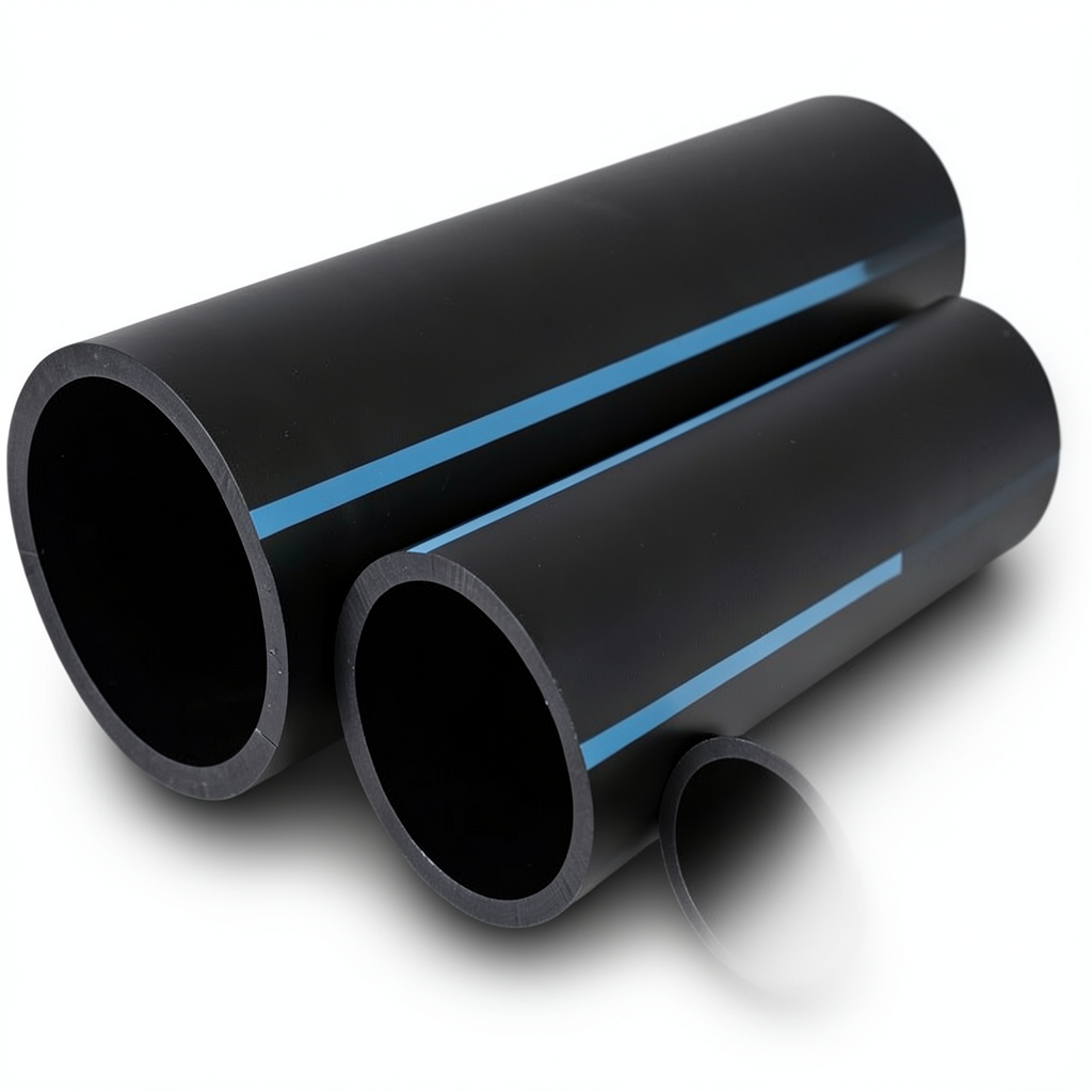 أنابيب HDPE الوطني ضغط 20 بار قطر 280 مم سمك 20.6 مم لون أسود