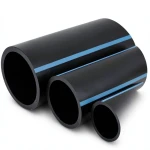 NPF HDPE Pipes Pressure 20 Bar Diameter 315 mm Thickness 23.2 mm Black