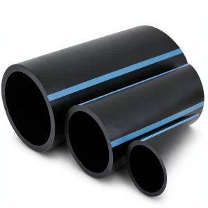 مواسير HDPE الوطني لشبكات المياه ضغط 20 بار قطر خارجي 315 مم سمك 23.2 مم لون اسود
