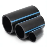 NPF HDPE Pipes for Water Networks Pressure 20 Bar Outside Diameter 355 mm Thickness 26.1 mm Black