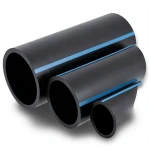NPF HDPE Pipes Pressure 20 Bar Outside Diameter 400 mm Thickness 29.4 mm Black