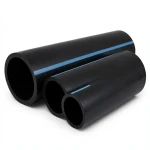 NPF HDPE Pipes for Water Networks Pressure 25 Bar Outside Diameter 125 mm Thickness 11.4 mm Black