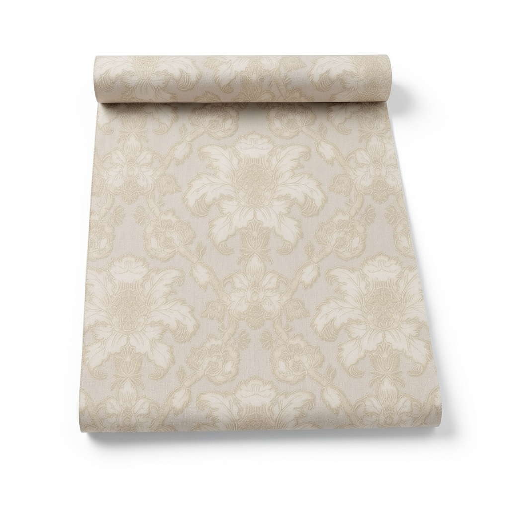 Italian Wall Covering 10m x 1.06m Beige, Model 4746