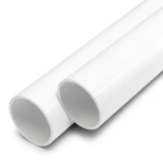 UPVC Pipes 1 Inch Size 3.4 mm Thickness White Color