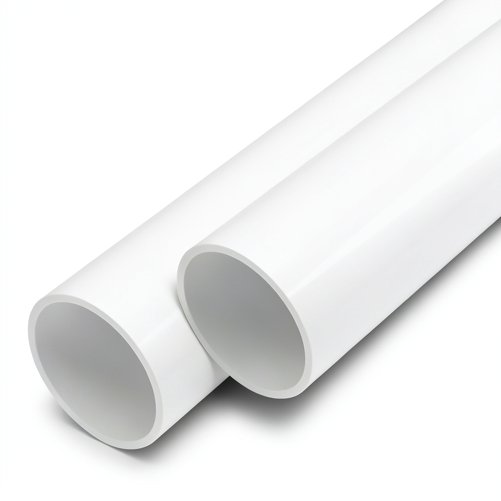مواسير UPVC مقاس 1 إنش سمك 3.4 مم لون أبيض