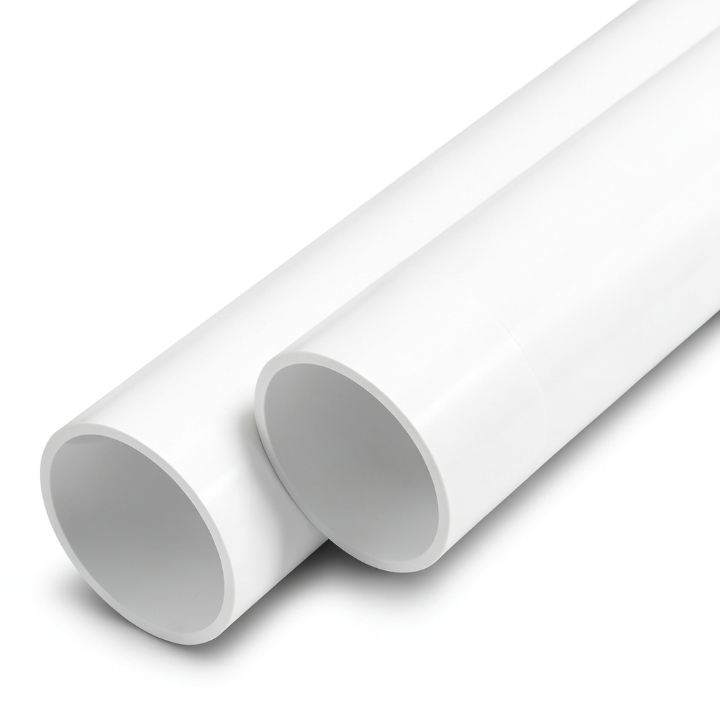 مواسير UPVC مقاس 1/2 إنش سمك 3.7 مم لون أبيض