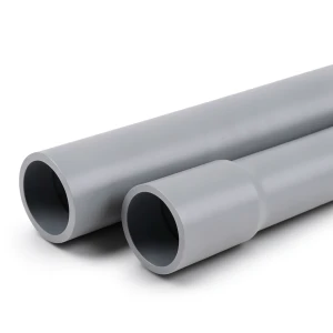National Brand UPVC Pressure Pipe 400mm OD 4 Bar 7.90mm Wall Thickness Gray