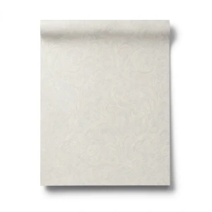 Italian Patterned Wallpaper 10m x 0.73m Pale Beige, Model 56869