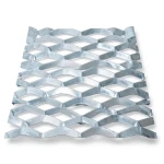 Galvanized Steel Expanded Metal Mesh Mazyoon Thickness 6 mm Width 2.44 m Length 6 m