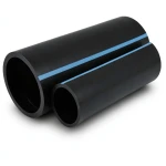 NPF HDPE Pipes for Water Networks Pressure 6 Bar Outside Diameter 75 mm Thickness 2.3 mm Black