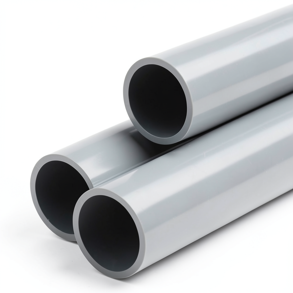 UPVC Pipe Aqtar Najd Class 4 Outside Diameter 500 mm Thickness 23.9 mm Gray