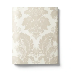 Italian Wallpaper 10m x 0.53m Beige Color, Model 57055