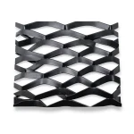 Hot Rolled Black Steel Expanded Metal Mesh 4.8 mm Thickness 3 m Length 2.44 m Width