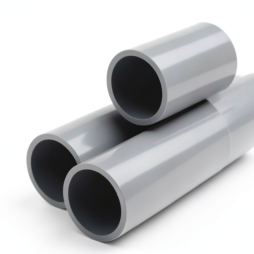 UPVC Pipe Size 110 mm Thickness 2.2 mm Gray Color
