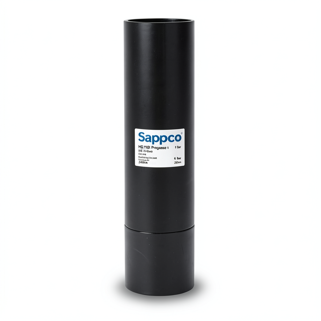 أنابيب HDPE سابكو PE 100 ضغط 6 بار قطر خارجي 250 مم سمك 9.6 مم لون اسود | سابكو