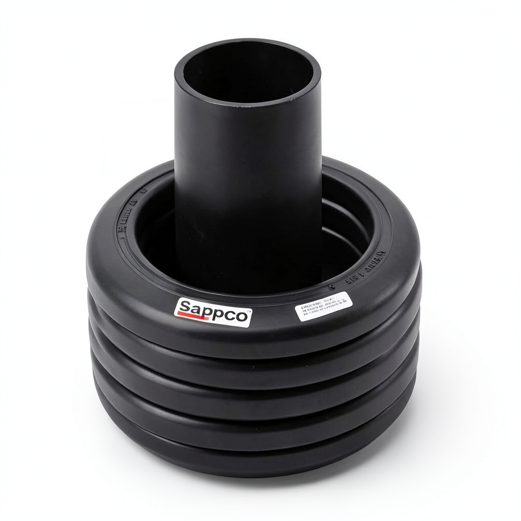 مواسير HDPE سابكو PE 100 ضغط 6 بار قطر خارجي 280 مم سمك 10.7 مم لون اسود | سابكو