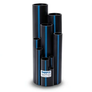 Sappco HDPE Pipes PE 100 Pressure 6 Bar Outside Diameter 400 mm Thickness 15.3 mm Black | SAPPCO