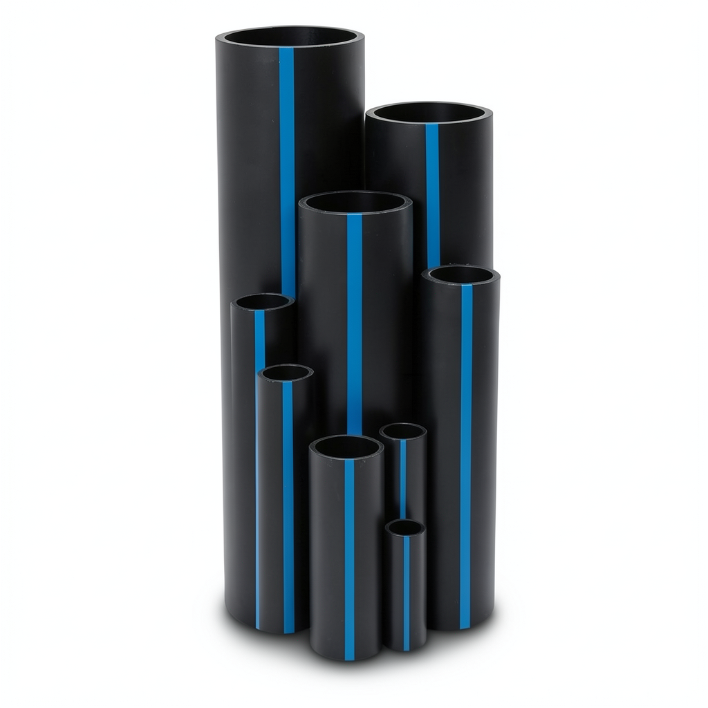 أنابيب HDPE سابكو PE 100 ضغط 6 بار قطر خارجي 500 مم سمك 19.1 مم لون أسود | سابكو