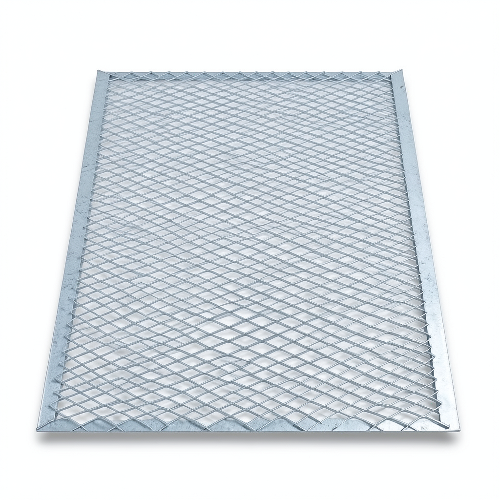 Galvanized Steel Expanded Metal Mesh Thickness 6 mm Width 2.44 m Length 7 m