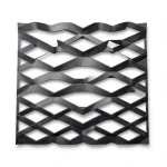 Hot Rolled Black Steel Expanded Metal Mesh Thickness 4.8 mm Width 2.44 m Length 7 m