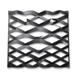 Hot Rolled Black Steel Expanded Metal Mesh Thickness 4.8 mm Width 2.44 m Length 7 m