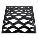Hot Rolled Black Steel Expanded Metal Mesh Thickness 4.8 mm Width 2.44 m Length 7 m