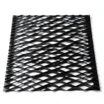 Hot Rolled Black Steel Expanded Metal Mesh Thickness 3.8 mm Width 2.44 m Length 7 m
