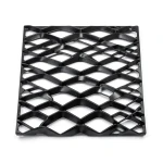 Hot Rolled Black Steel Expanded Metal Mesh Thickness 5.8 mm Width 2.44 m Length 1 m